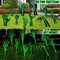 Greentek; 12 Pack Halloween Skeleton Hand Yard Signs, Glow in the Dark Plastic Lawn Stakes, Waterproof Outdoor Graveyard Decorations for Garden, Front Yard, Walkway, Haunted House Halloween Party Decor; Category:Halloween Yardstakes; Image:6